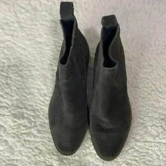 Dolce Vita Terra Charcoal Grey Suede Ankle Boots Size 6 - Picture 3 of 11